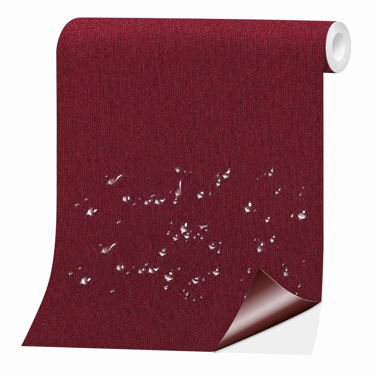 Skystuff Self-Adhesive Canvas Repair Tape, Heavy Duty Waterproof Fabric Repair Patches for Sofa, Chair, Awning, Tent, Clothes, Camping Outdoor Gear, Instant Strong Fix, 30x150cm, Wine Red โ image 1