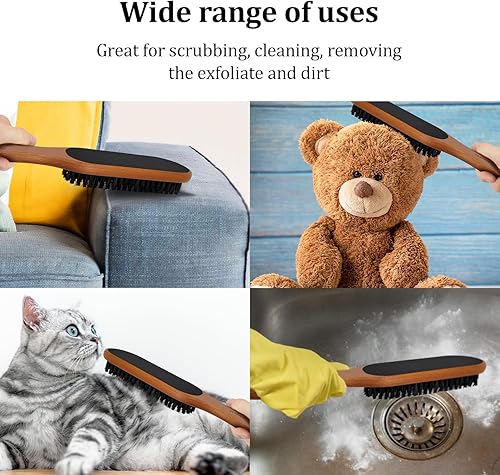 Miniatura 9 de Natural Earth Lava Negro y Madera Pedicura Pies Scrubber con Mango