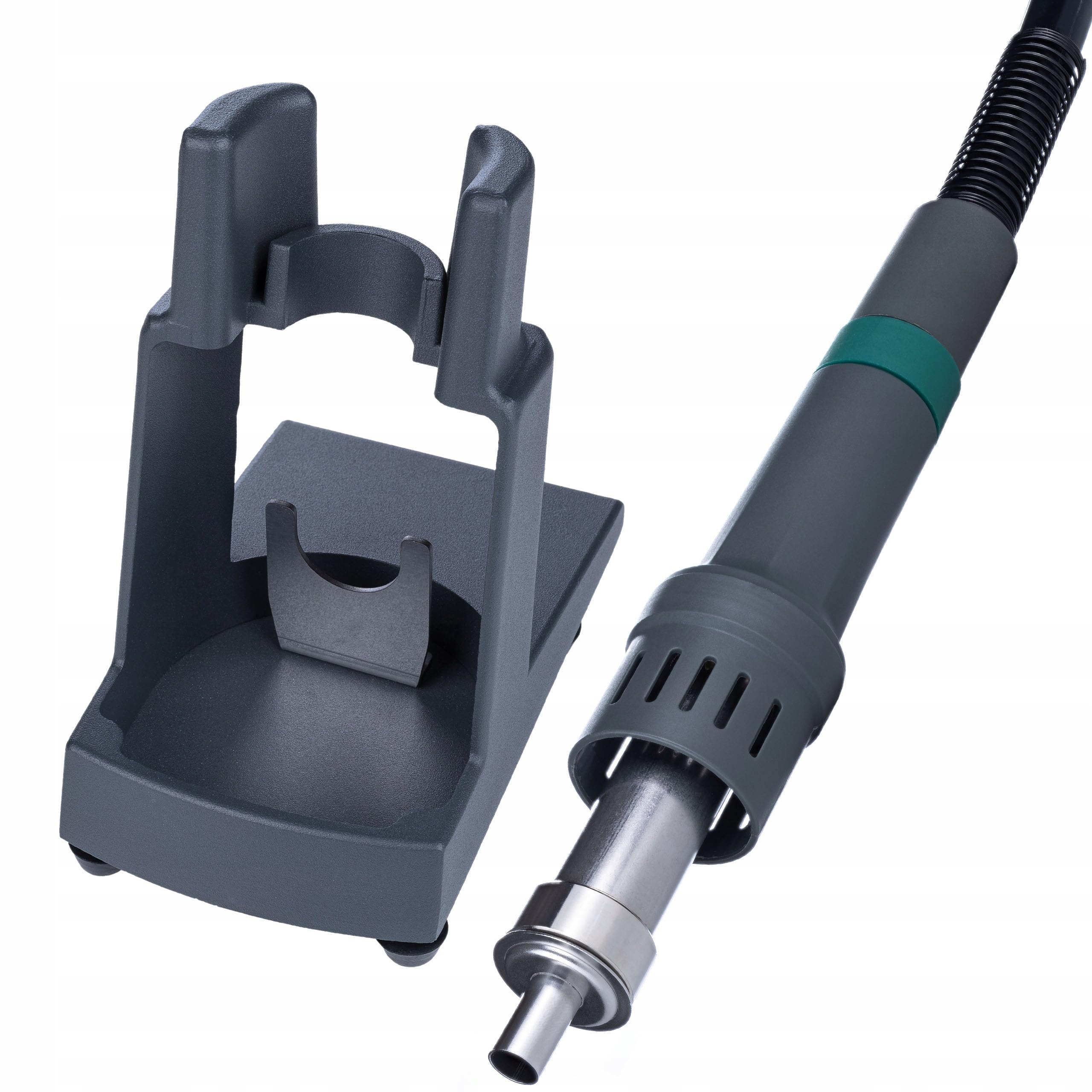 Rosfix AirFlow X 1300 W stacja lutownicza + zasilacz laboratoryjny 32 V 5 A + mata silikonowa 45 × 30 cm – ekran dotykowy, 3 kanały, ochrona ESD | do SMD, BGA, QFP | Zestaw naprawczy elektroniki