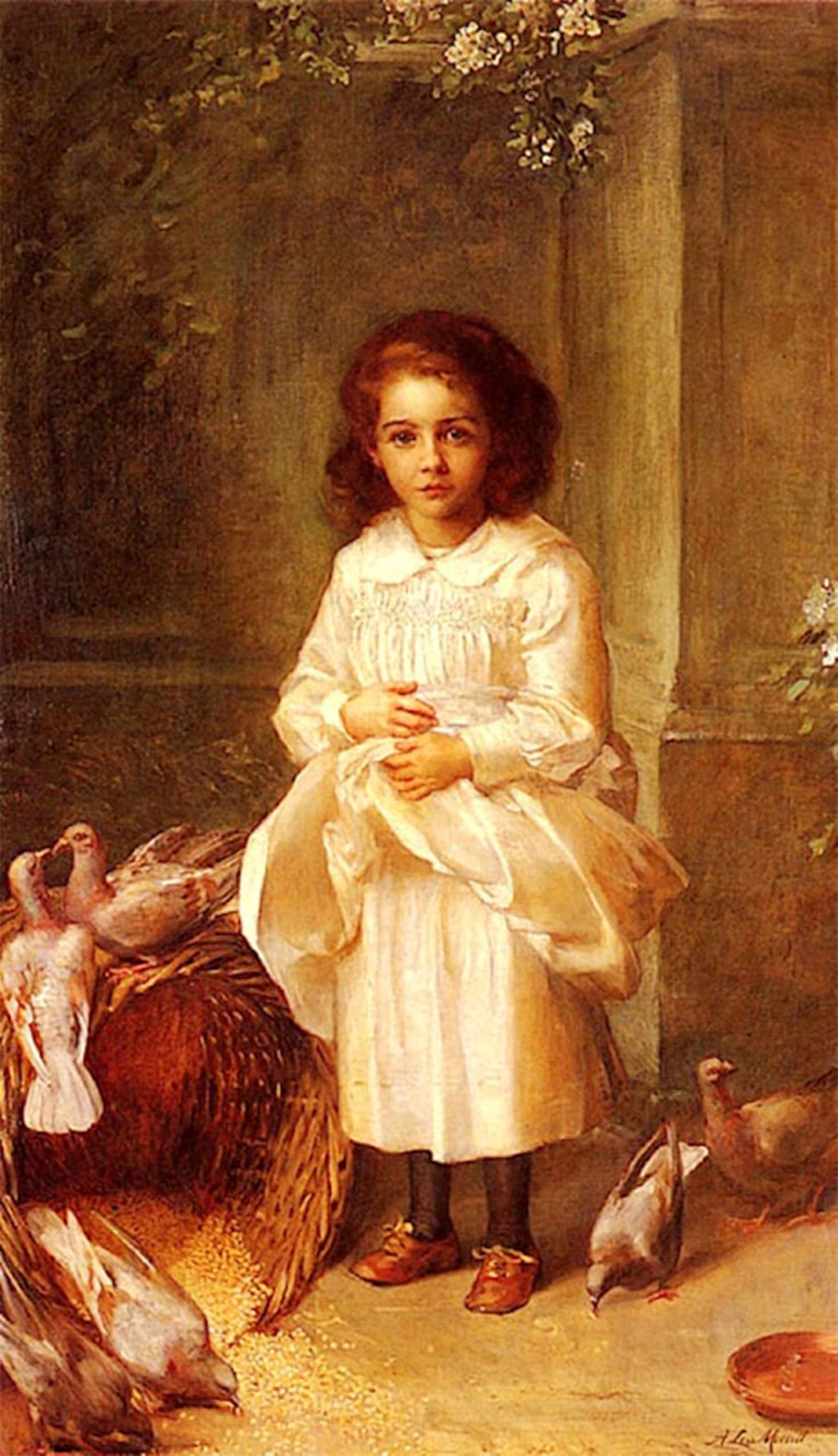 ARTXLXXBN Famous Print Painting Colorful Art Print Portrait of Miss Ethel D'arcy Aged Anna Lea Merritt Canvas Art Decorations for Home Decor 60x90cm