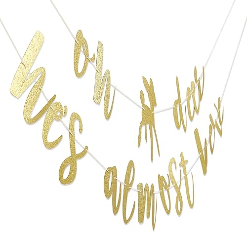 Miniatura 8 de Cartel de baby shower con texto en inglés "Oh Deer Boy Woodland", decoración de fiesta de criaturas del bosque