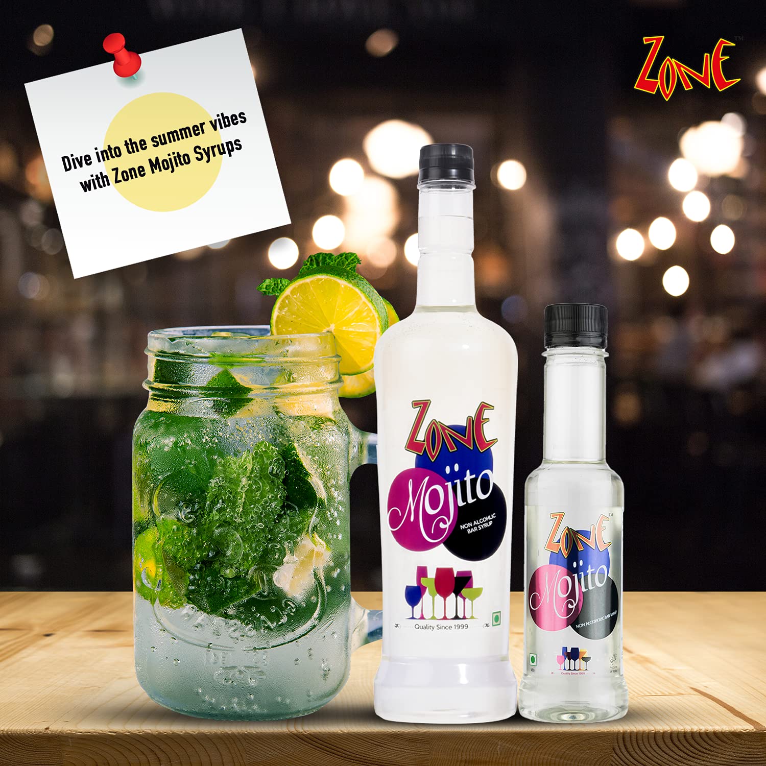Finding Nirvana in a Glass: Discovering India's Best Mojito Syrups 4 ZONE Mojito Flavoured Bar Syrup