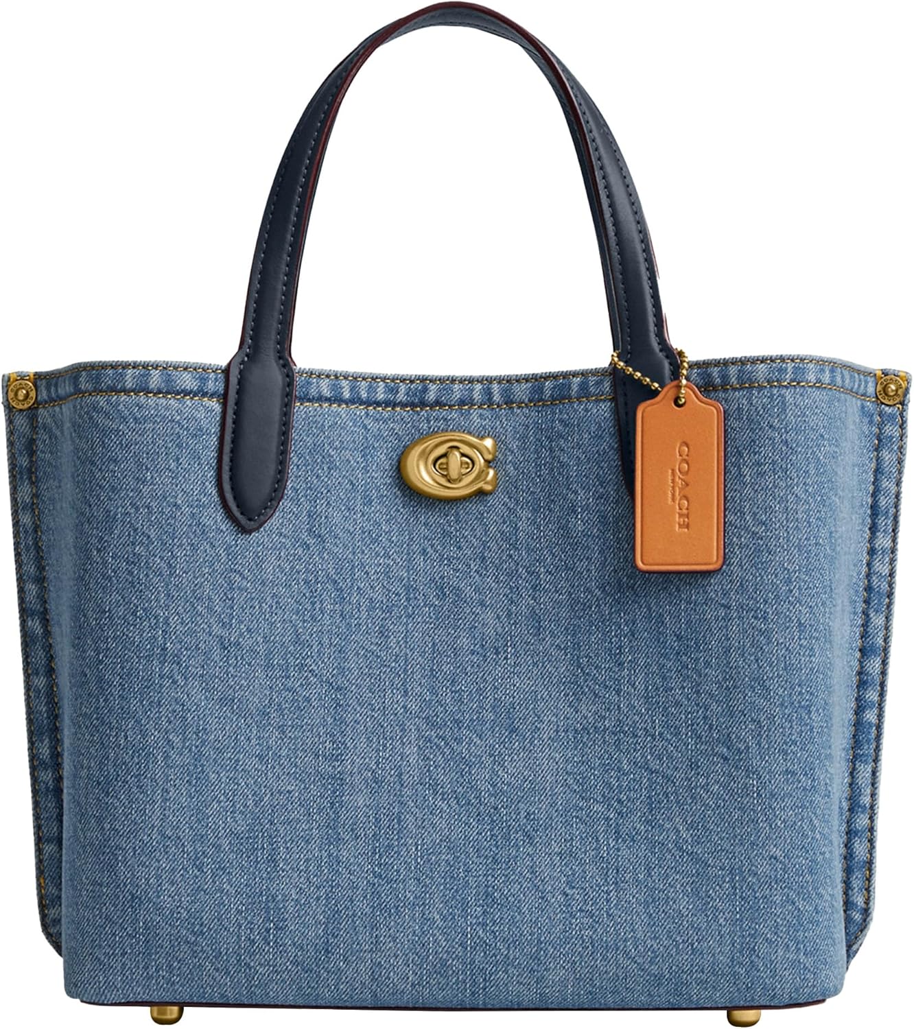 Coach Women's Denim Willow Tote 24