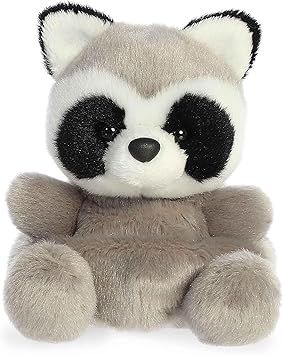 Aurora Adorable Palm PalsTM Rascal RaccoonTM Stuffed Animal - Fun Collectible Plush for Kids and Adult Collectors - Perfect for Decorating Rooms and Birthday Gifts - Gray 5 Inches