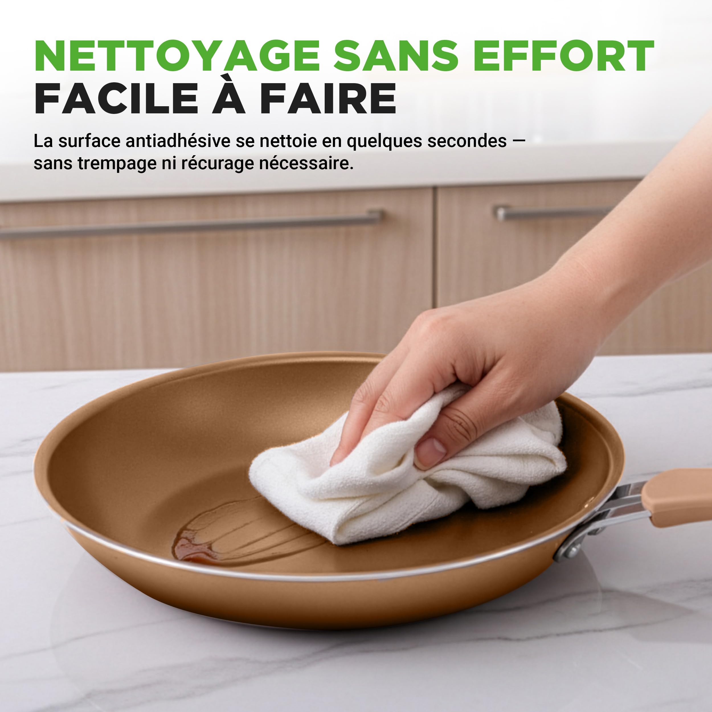 Nutrichef Ensemble de Batterie de Cuisine et de Pâtisserie, Ustensiles de Cuisine et Poêles Antiadhésifs, Adapté pour les Cuisinières à Gaz, Électriques, Induction, Poignées Cool-Touch, 20 Pièces
