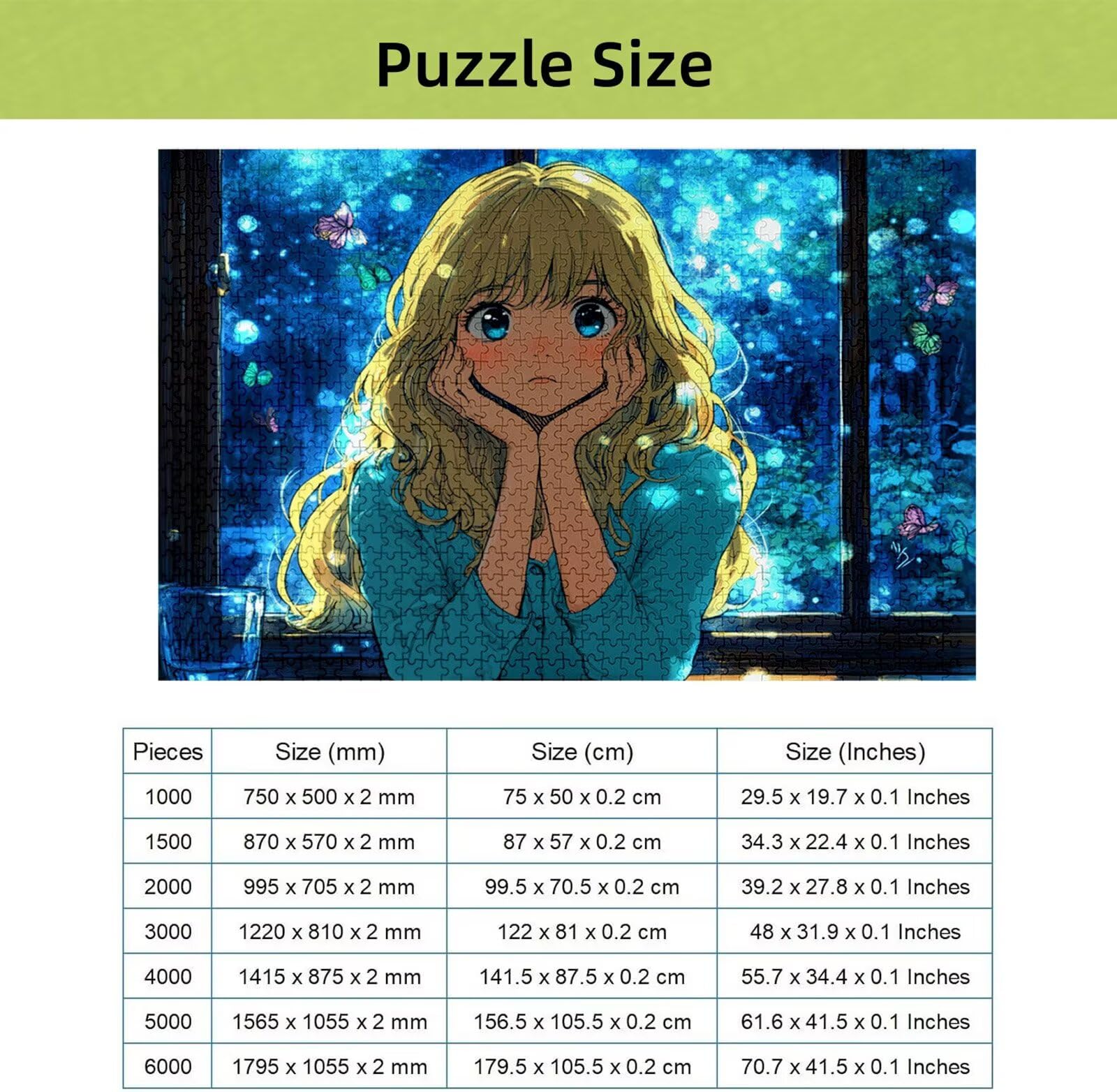 Puzzle Dessin animé 3000 Pièces Adultes, Puzzle 3000 Pièces pour Adultes et Enfants à Partir de 14 Ans, Fille Puzzles Bois de Qualité Supérieure avec Une Boîte d'emballage Exquise, Cadeaux Noël H-3637