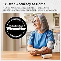 Vista 2 de Greater Goods Blood Pressure Monitor - Complete BP Machine Kit with Wall Adapter and Premium Comfort Cuff, Designed in St. Louis