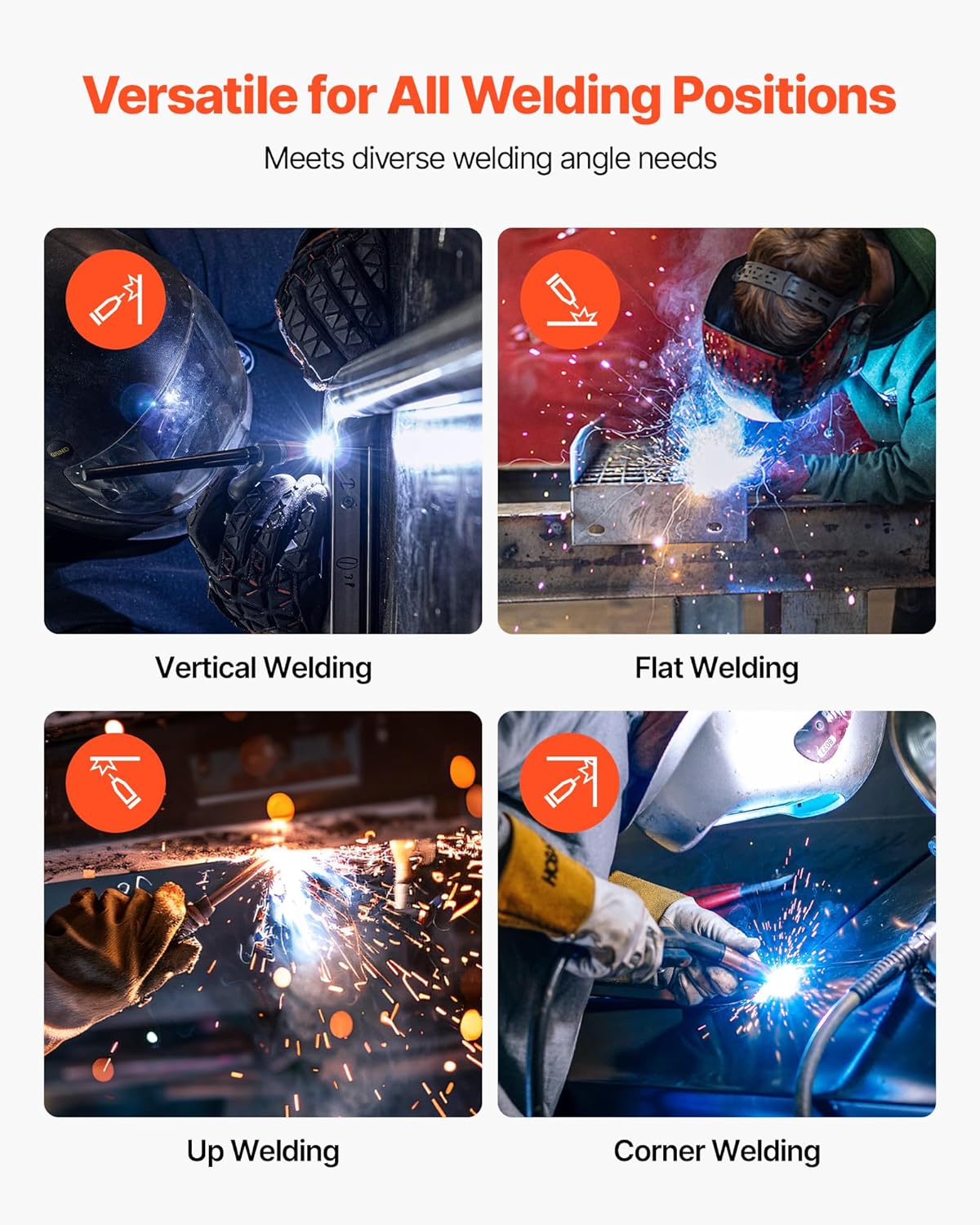 VEVOR Solid MIG Welding Wire, ER70S-6 0.03-inch 10 LBS, Low Spatter Mild Steel Welding Wire with High Deoxidizers for All-Position Gas Shielded Welding