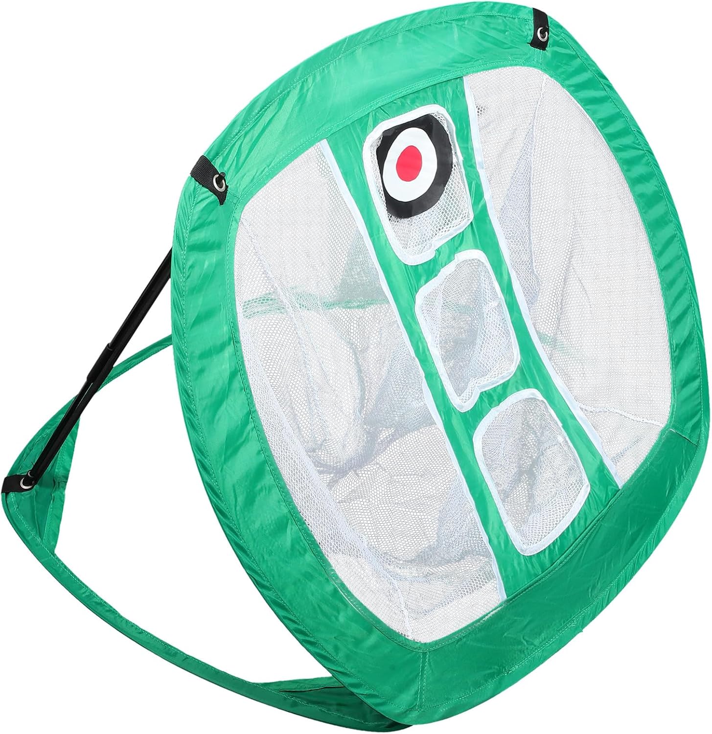 Golf Chipping Net Portable Foldable Practice Hitting Net with Target Square for Indoor and Outdoor Golf Training Equipment Random Color