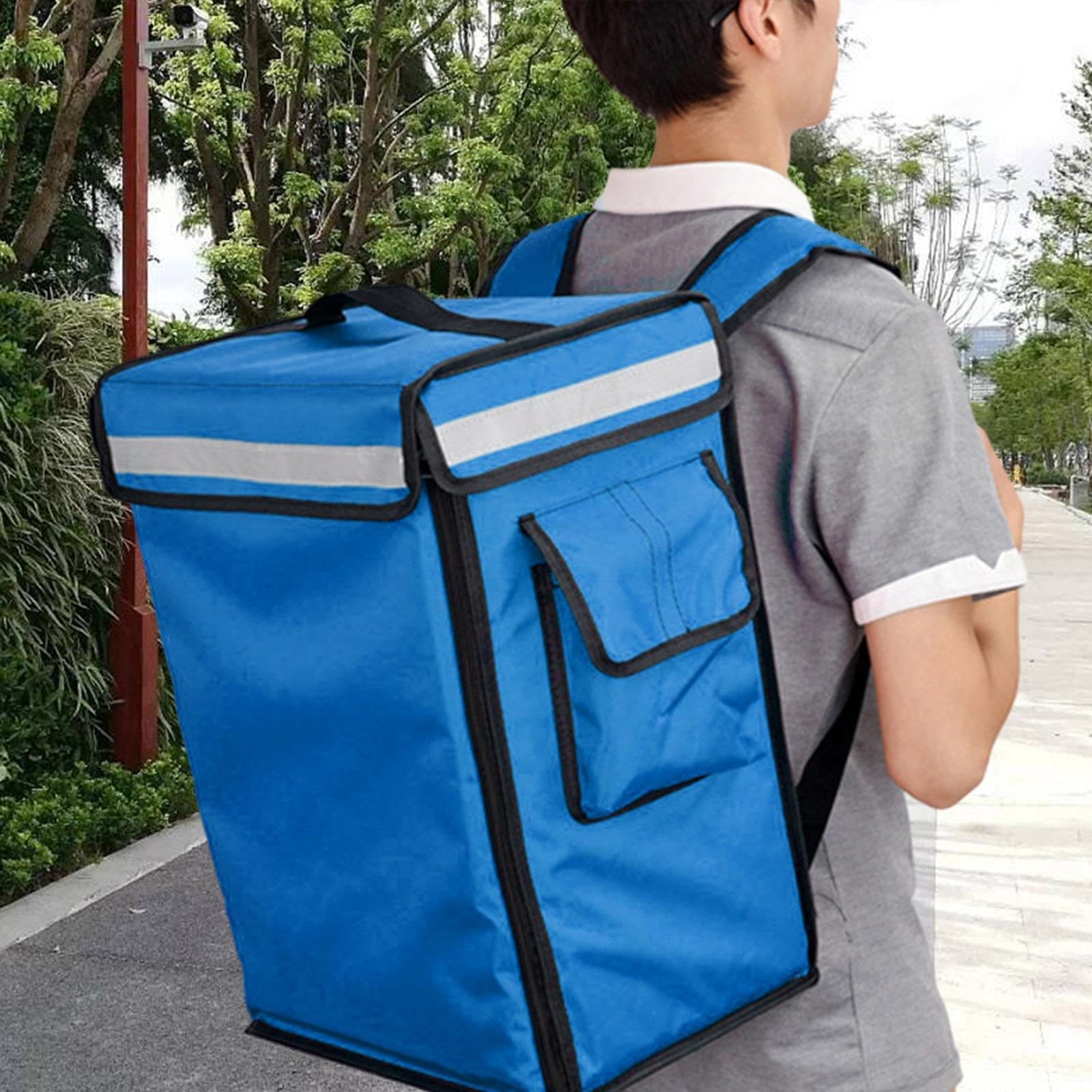Borsa per la consegna della spesa, comoda per la consegna di catering, zaino termico per esterni o qualsiasi altro tipo di ordine. Servizio di
