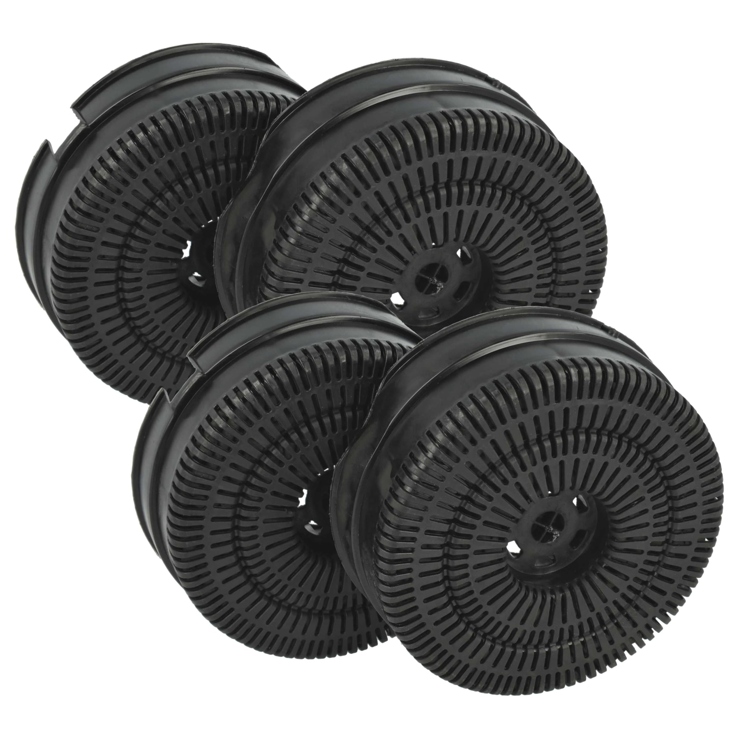 vhbw 4x Activated Carbon Filter compatible with Elica ERA C BL/A/72 PRF0166823, ERA C IX/A/52 PRF0142723, ERA C IX/A/60 Extractor Hood