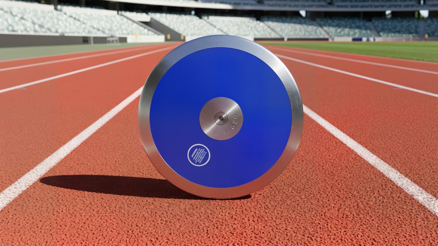 RT Blue Vector 1.6kg Track & Field Discus – Competition & Training Discus for High School Boys – Balanced Design for Consistent Flight