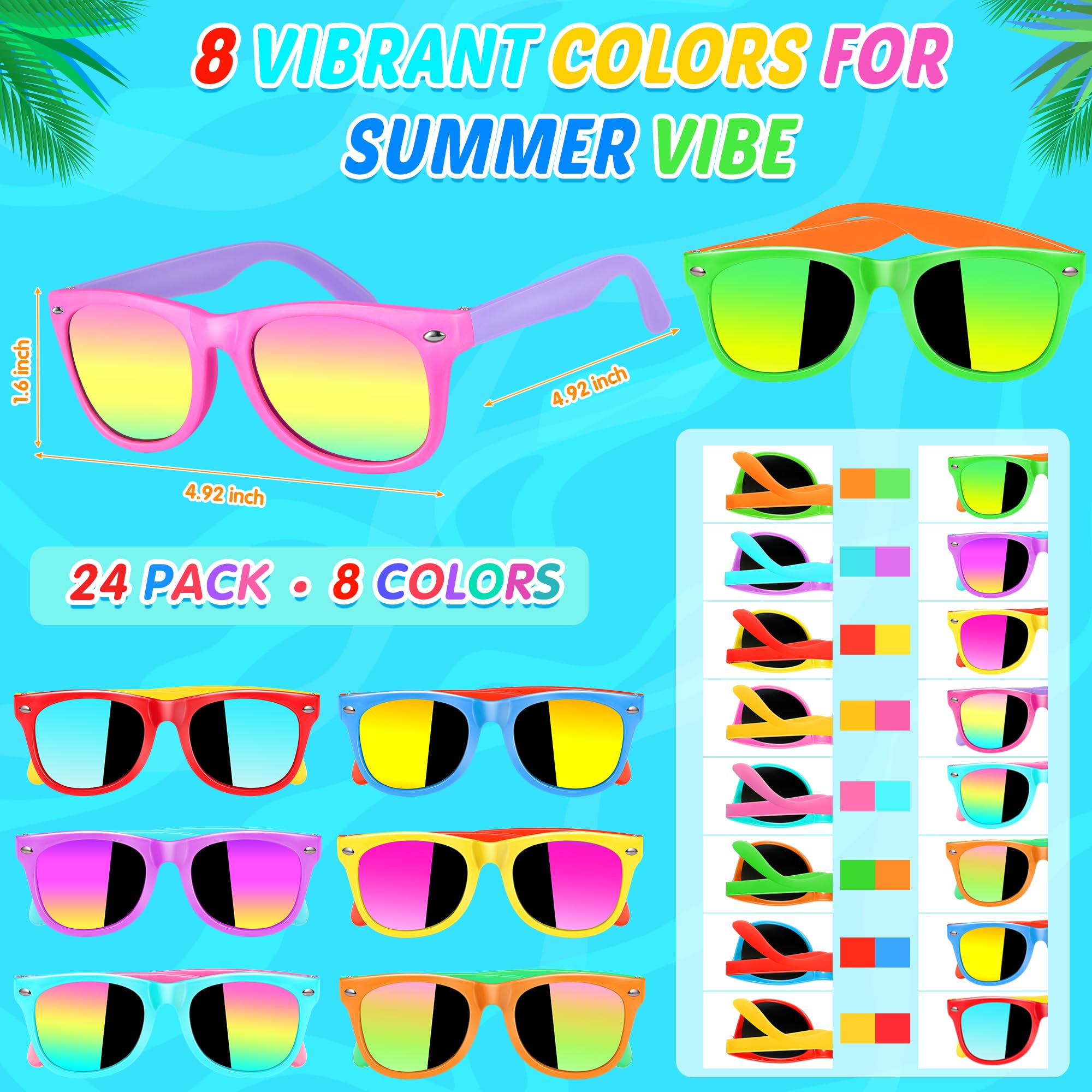 Amazon.com: GIFTINBOX Kids Sunglasses Party Favors for Boys 