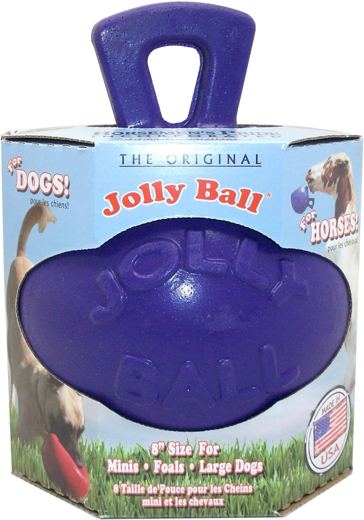 Horsemen's Pride TugnToss Jolly Ball, 8Inch, Red Horsemen's Pride