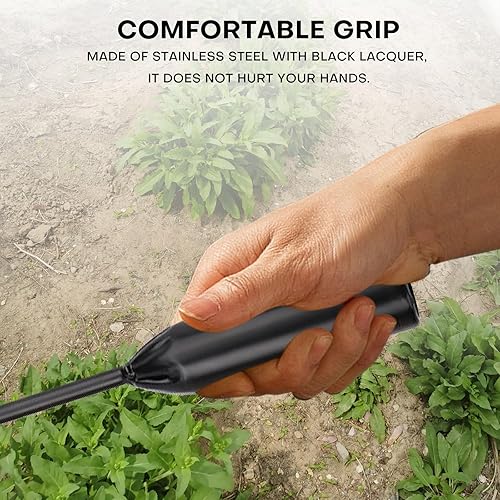 Miniatura 4 de Herramienta de deshierbe de jardín de acero al manganeso de 4 dientes forjado manual herramienta portátil de deshierbe de raíces adecuada para