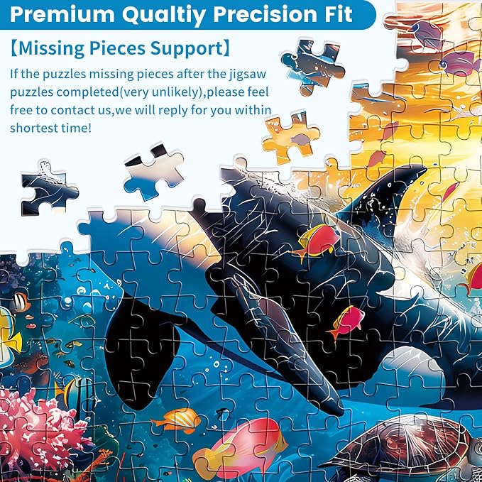 Rompecabezas Undersea World 300 piezas para adultos y niños miniatura 7