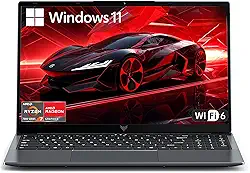 Laptop para jogos 2026 com processador AMD Ryzen7 7730U (até 4,5 GHz, 8C/16T), 16 GB DDR4 RAM 512 GB SSD, gráficos AMD Radeon, tela IPS WiFi de 244 polegadas, webcam, laptop Windows 11 para edição de