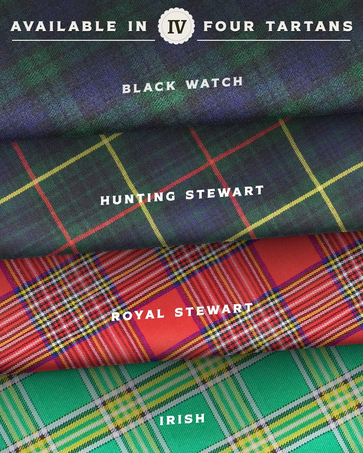 Damn Near Kilt 'Em Mens Laoch Traditional Dress - Tartan Kilt for Men, 4 Plaid Patterns - Image 4