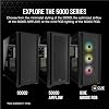 حافظة ألعاب (لاعب) Corsair iCUE 5000X RGB CC-9011212-WW USB 3.1 Type-C زجاج مقسى أسود E-ATX Mid-Tower