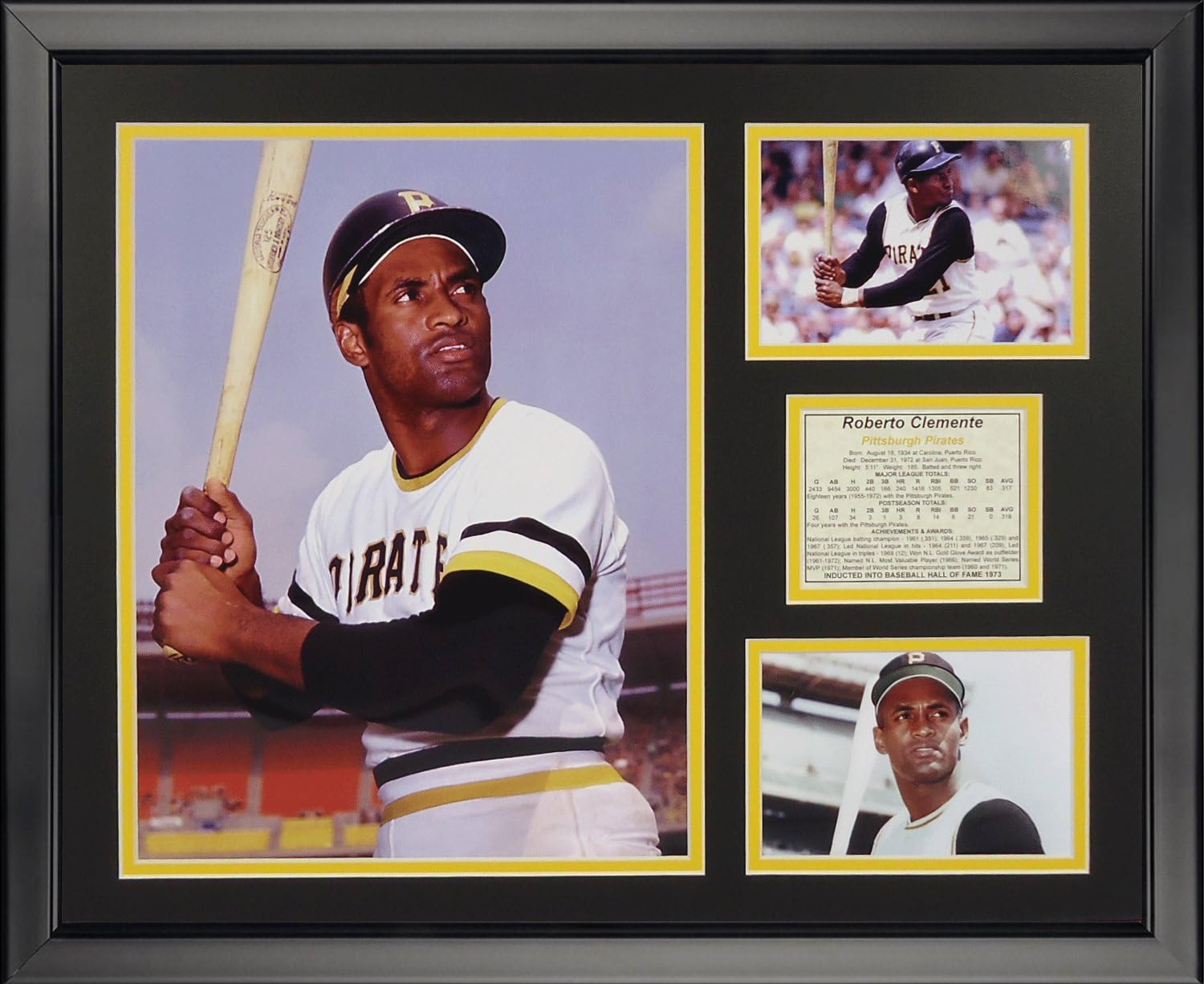 Legends Never Die Roberto Clemente Framed Photo Collage, 16" x 20" (19670A)