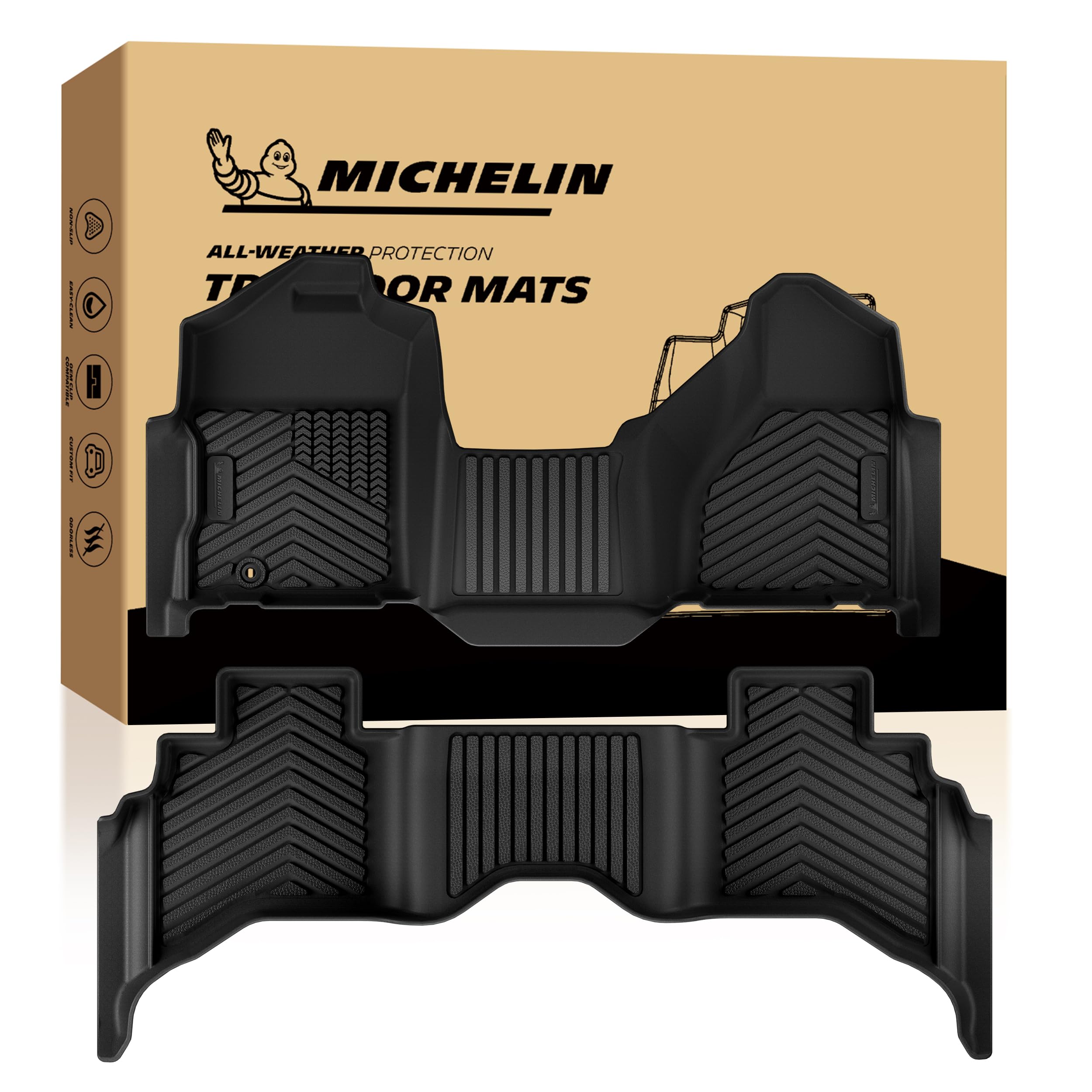 Michelin Vehicle Mats for 2002-2008 Dodge Ram 1500, 2003-2009 Ram 2500/3500