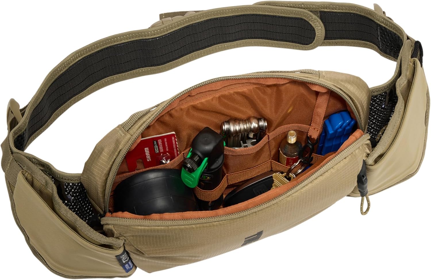 Thule Hip Hydration Hip Pack - Soft Zippered Phone Pocket - External Elastic Pockets - Inner Pockets for Organization - Reflective Details and taillight Loop