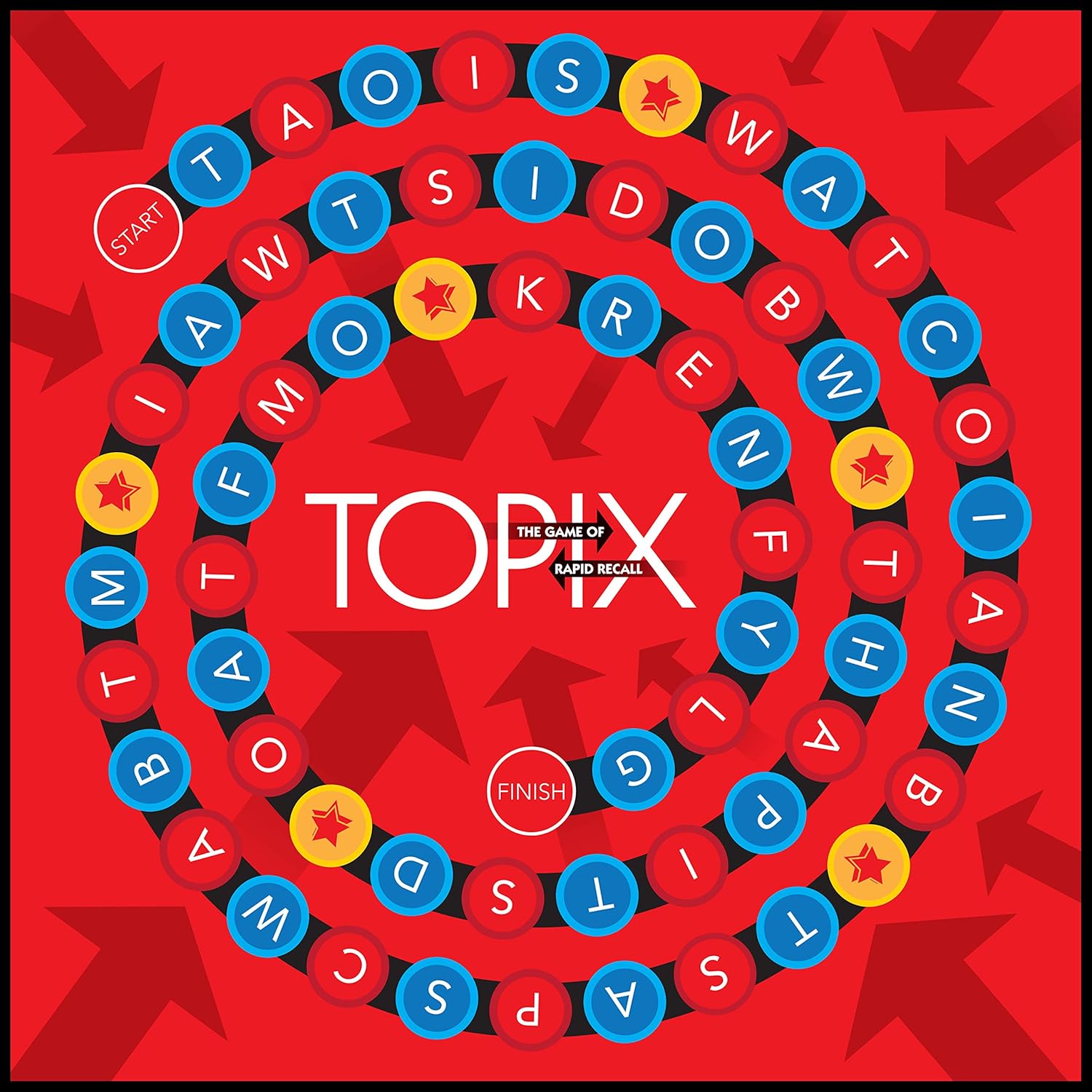 Cheatwell Games Topix | The Game of Rapid Recall, Red