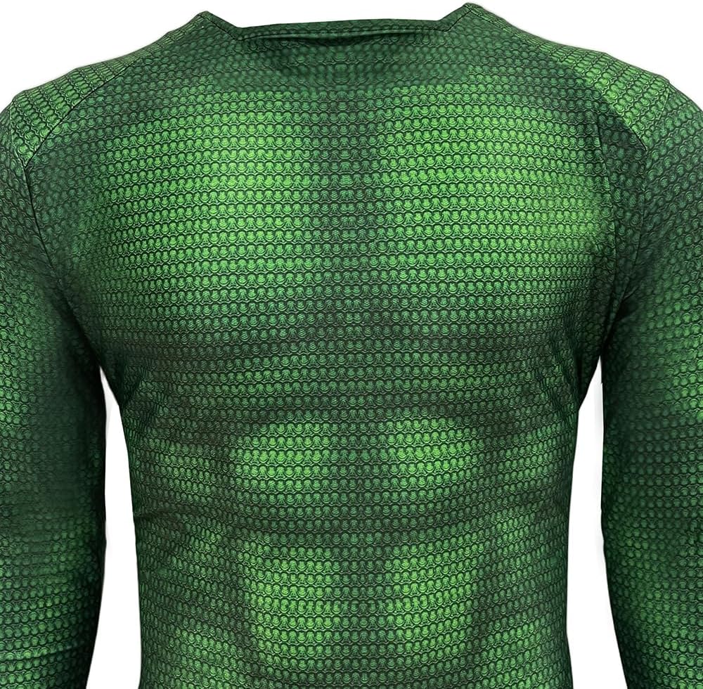 Men's Muscle Bodysuit Jumpsuit Full Body Compression Athletic Suit Zentai Halloween Costume Adult - Image 4