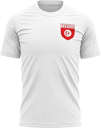 Tunisia Shirts for Men, Tunisia Flag Badge Retro T-Shirt, Football Country Africa 2022 Supporters Gifts for Hi