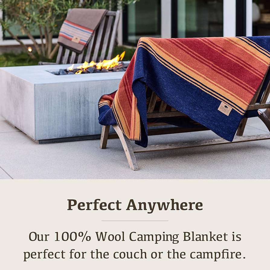 サンセットクライマックスCamp throw blanket Camp throw blanket-en - sunsetclimax