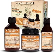 Original Botanical Method Curly Pack - Curly Hair Products with Curly Hair Shampoo, Curly Hair Mask and Curls Activator Balm Methodo Curly - Curly Hair Products with Cream Curls Method