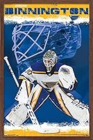 Vista 14 de Trends International NHL St. Louis Blues - Póster de pared de Jordan Binnington 19, 22.375 x 34 pulgadas, versión sin marco