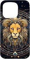 Vista 14 de Funda para iPhone 12 mini Leo signo del zodiaco León Horóscopo Constelación