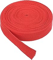 Vista 175 de PATIKIL Cinta de sarga de algodón de 1 pulgada, 50 yardas, cinta de algodón, cinta de encuadernación al bies, cinta de espiga para costura, Verde