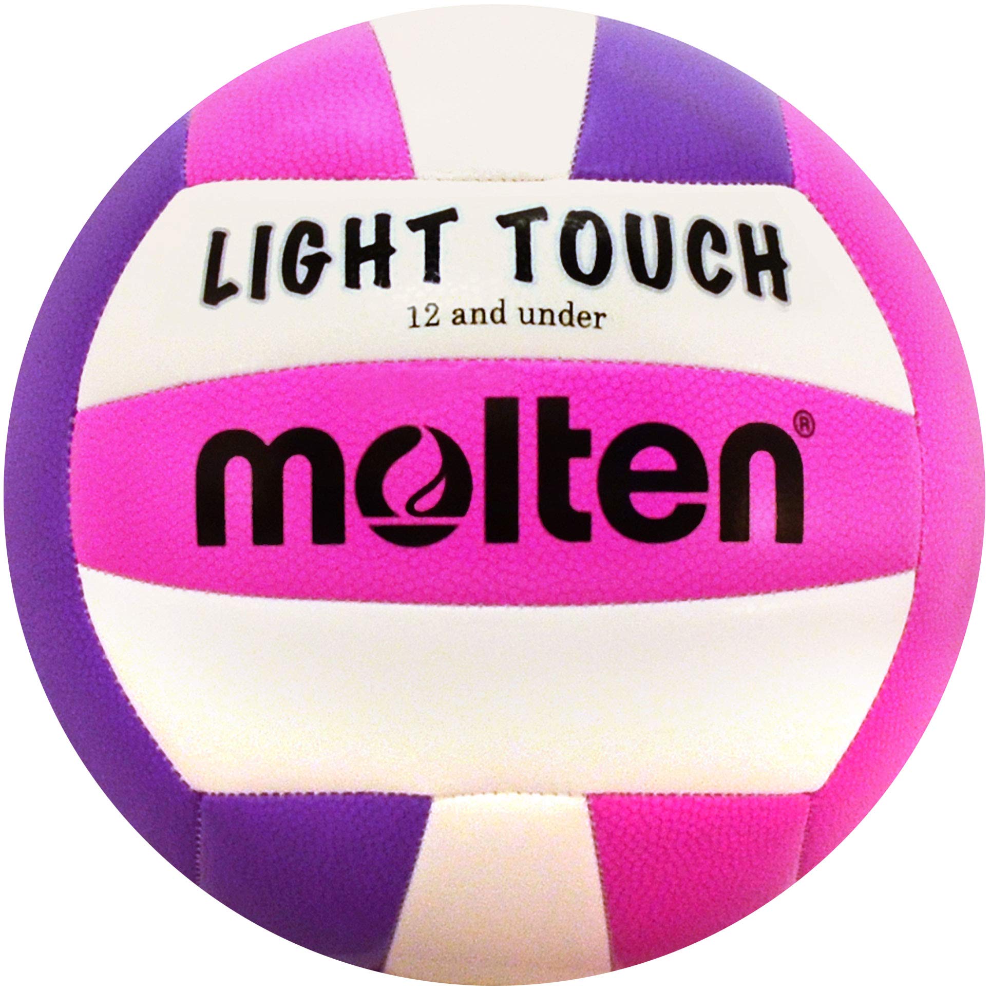 Molten MS240 Light Touch Volleyball, Purple/Pink, 12 & Under/8.1