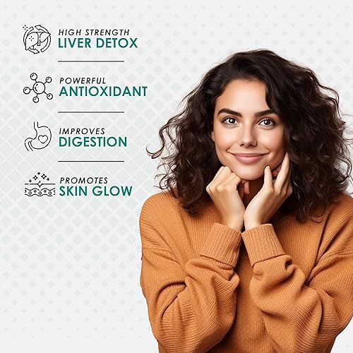 Miniatura 4 de AMBROSIAL Desintoxicación del hígado de cardo mariano con raíz de diente de león y otras hierbas naturales Antioxidante herbario de alta