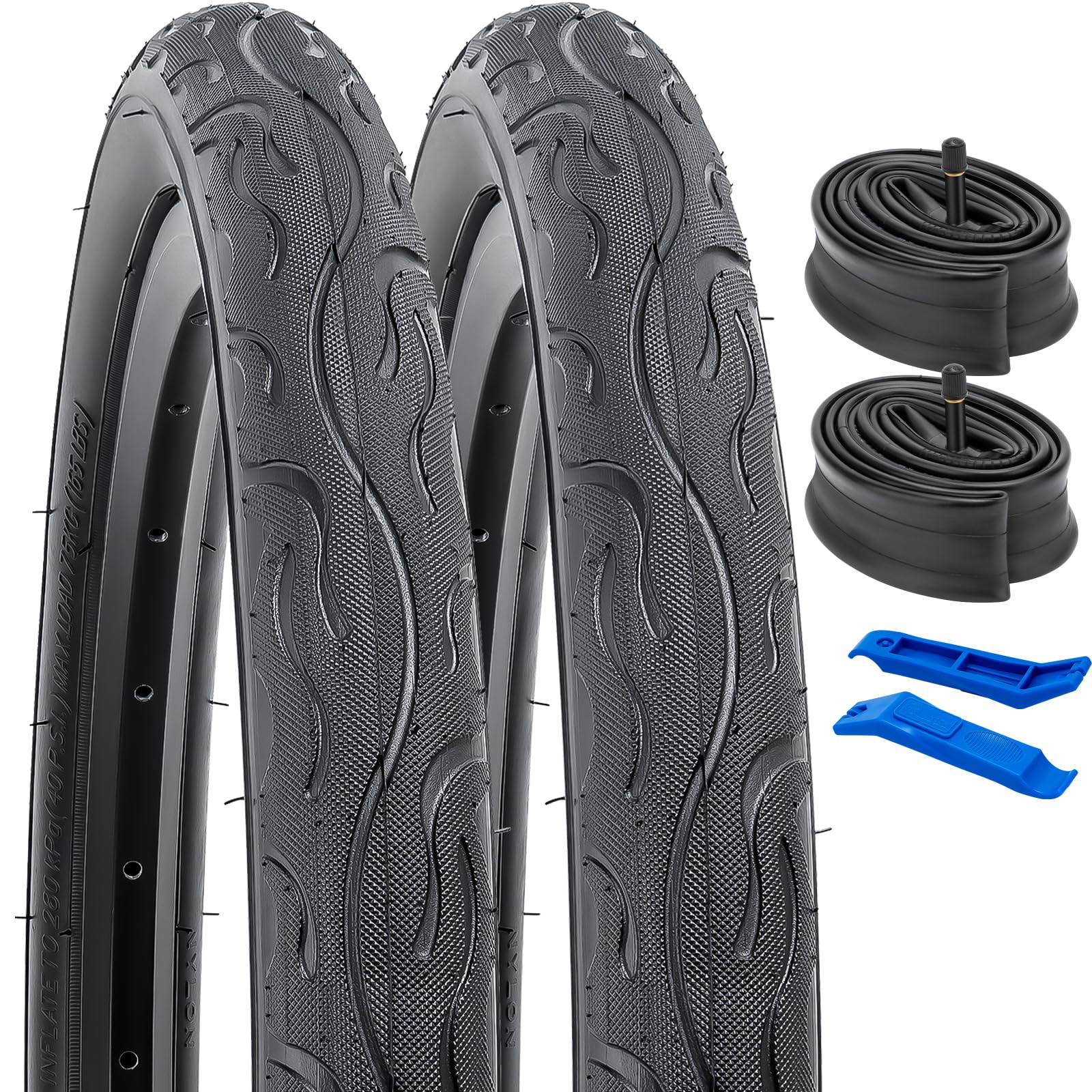 2本セット,20 2.125 タイヤ,20x2.125 54-406 自転車タイヤ +チューブ米式バルブ32mm+タイヤレバー,適用 20x2.125 子供用自転車、マウンテンバイク,Y-1074 Amazon | 2本セット,20 2.125 タイヤ,20x2.125 54-406 自転車タイヤ +