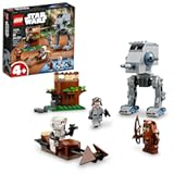 Star Wars at-ST 75332 Toy Building Set - Featuring Wicket The Ewok and Scout Trooper Minifigures&comma; Expand Your Collection&comma; Great Gift for Preschool Kids&comma; Boys&comma; and Girls Ages 4&plus;