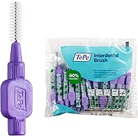 Vista 12 de TePe Paquete de 25 cepillos interdentales originales, cepillo dental suave para limpieza de dientes, 4, amarillo