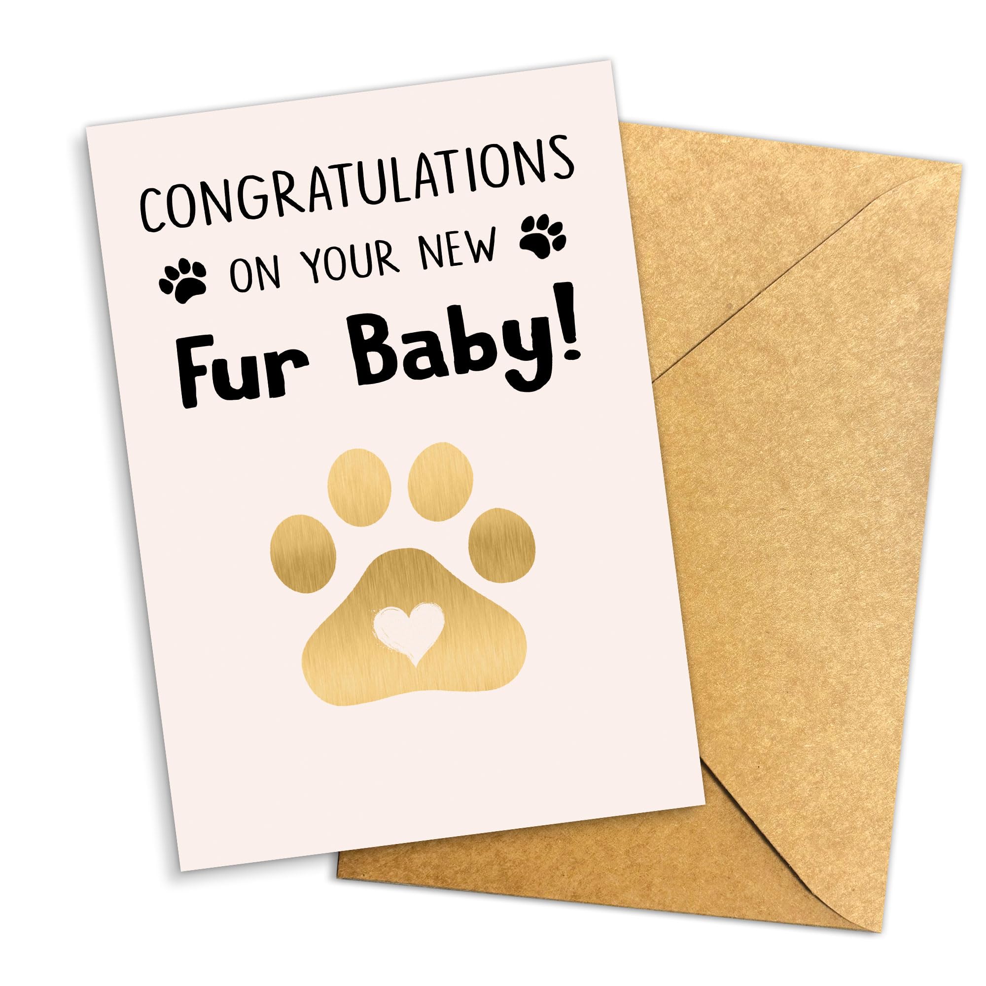 Podagree Pet Funny Greeting Card (New Fur Baby2)