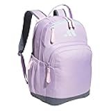 Unisex Adaptive Backpack large size with features for independent dressing and ease of use, Powder Plum Purple/Semi Flash Aqua Blue/Clear Pink, One Size