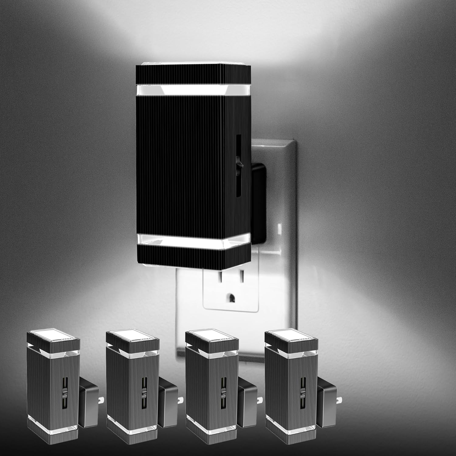 Bright LED Night Light Plug in [4 Pack], Night Lights Plug