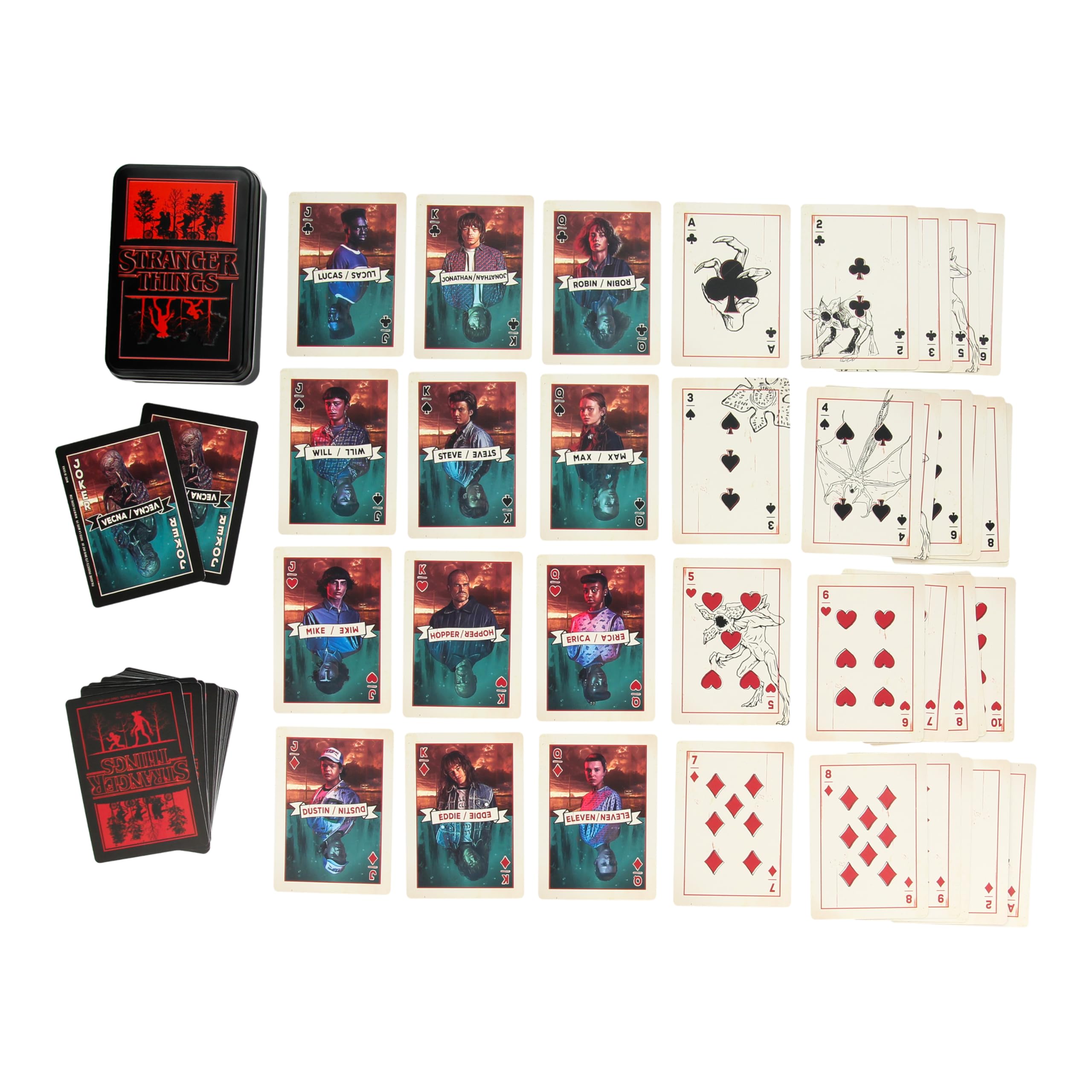 Amazon.com: Paladone Stranger Things Playing Cards Gift Set