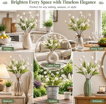5 Pieces Bundles Artificial Flowers Chrysanthemum (51cm)
