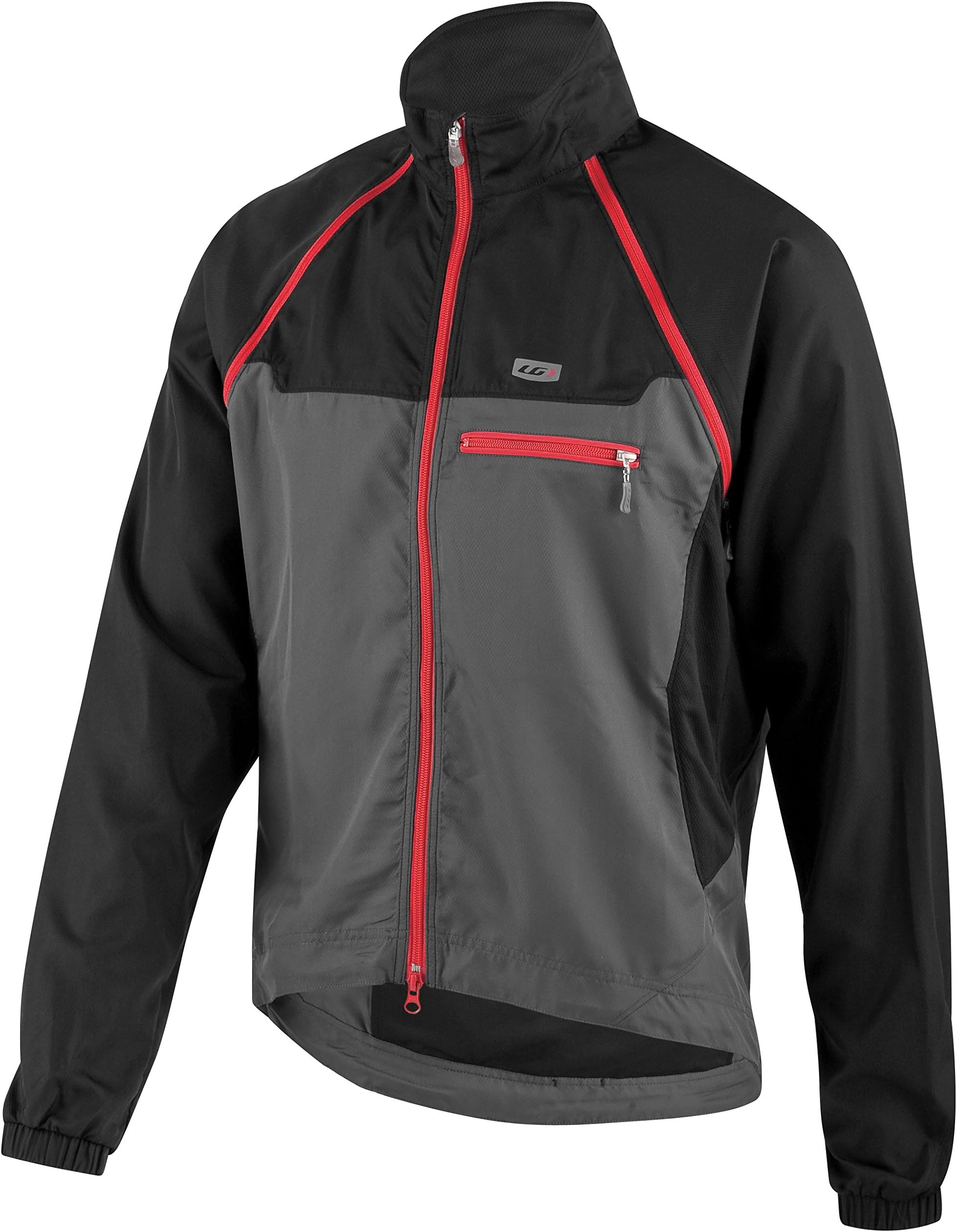 Louis Garneau Electra 2 Jacket - BLACK/GREY, Large