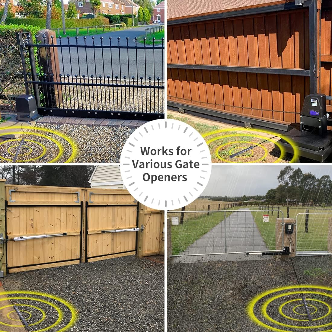 Buy TOPENS TEW3 Vehicle Exit Sensor Kit Wired Driveway Gate Exit Wand