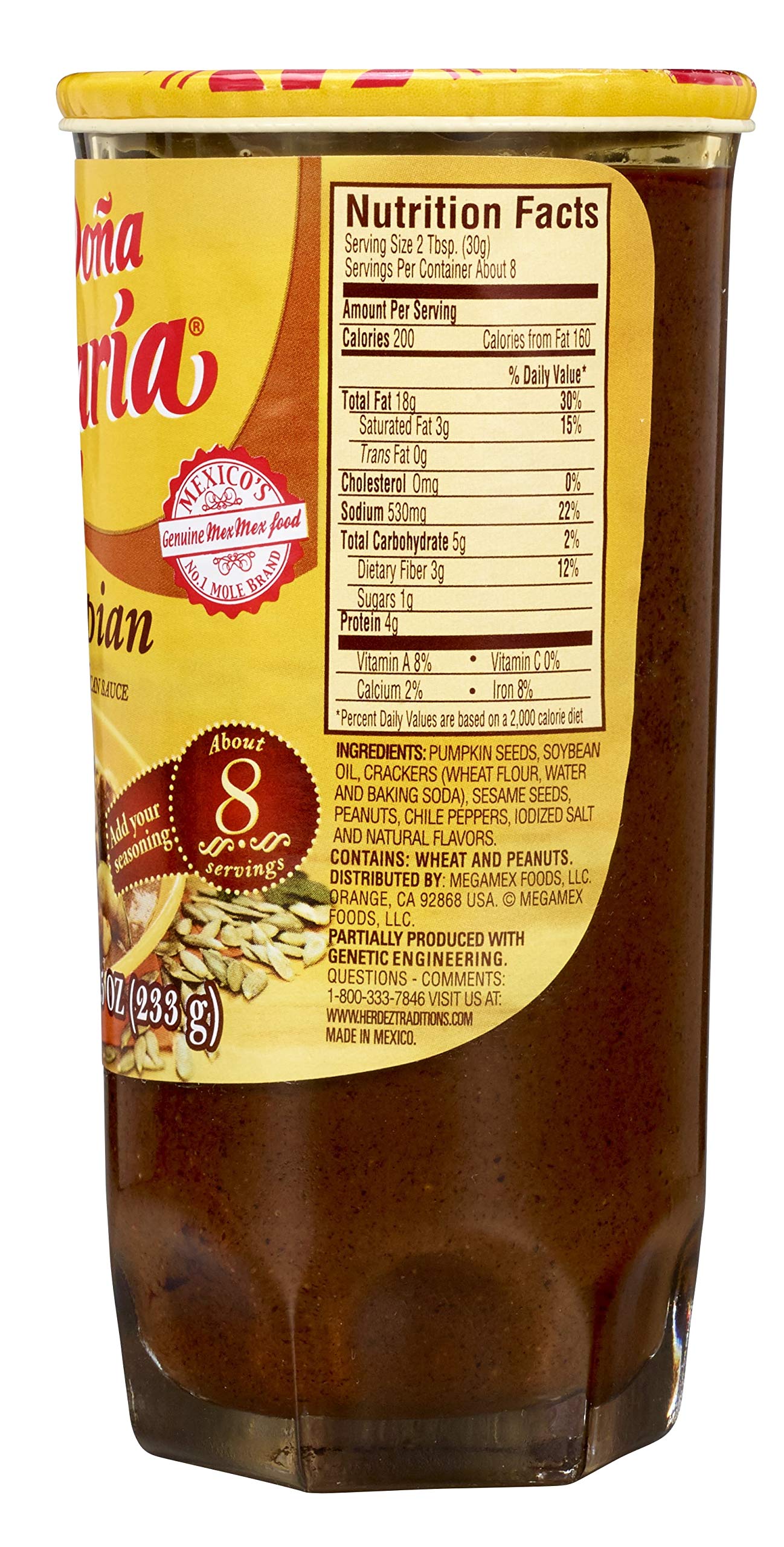 DONA MARIA Mole Pipian, 8.25 oz (Pack of 12)