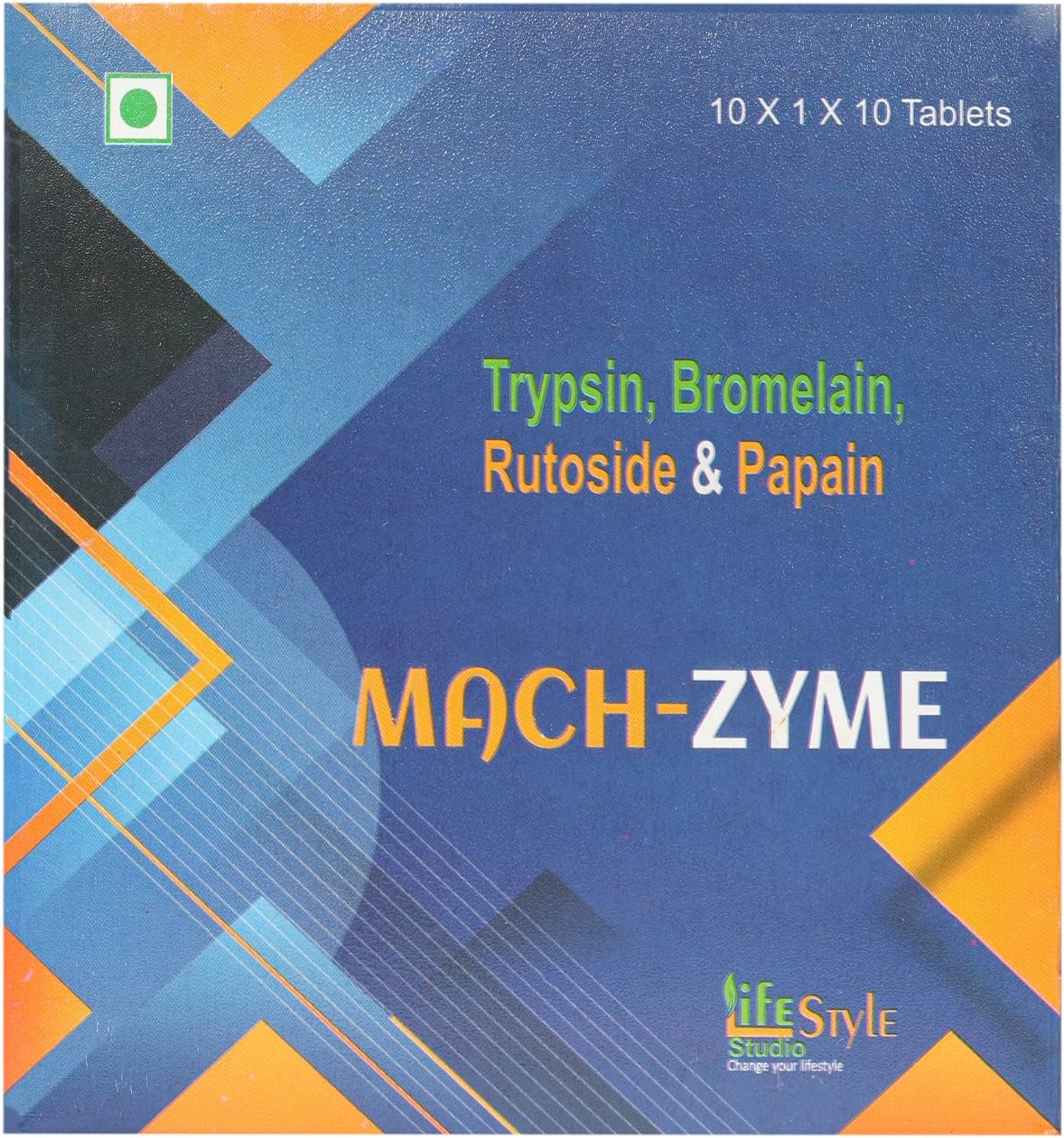 MACH-ZYME Trypsin, Bromelain, Rutoside & Papain Tablets (Pack of 3) - Natural Health Care Supplement