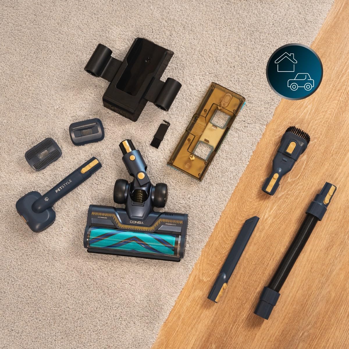 Aspiradora vertical Cecotec Conga Rockstar RX70 AquaPet Flex Genesis