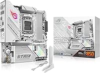 Vista 9 de ASUS ROG Strix B650E-F Gaming, WiFi AMD B650 AM5 Ryzen™ Desktop 9000 8000 & 7000 ATX, placa base para computadora de escritorio, 12+2 etapas